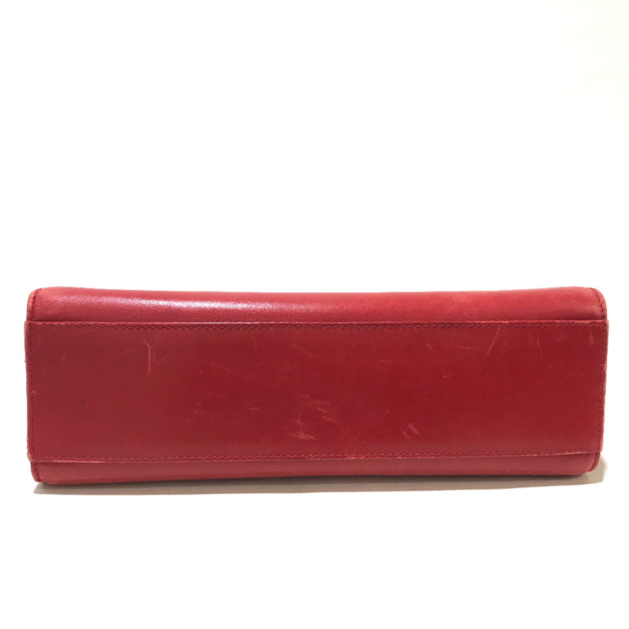 TIFFANY&Co. vintage Bag Pochette ChainShoulder Shoulder Bag Red Red GoldHardware - Photo 4