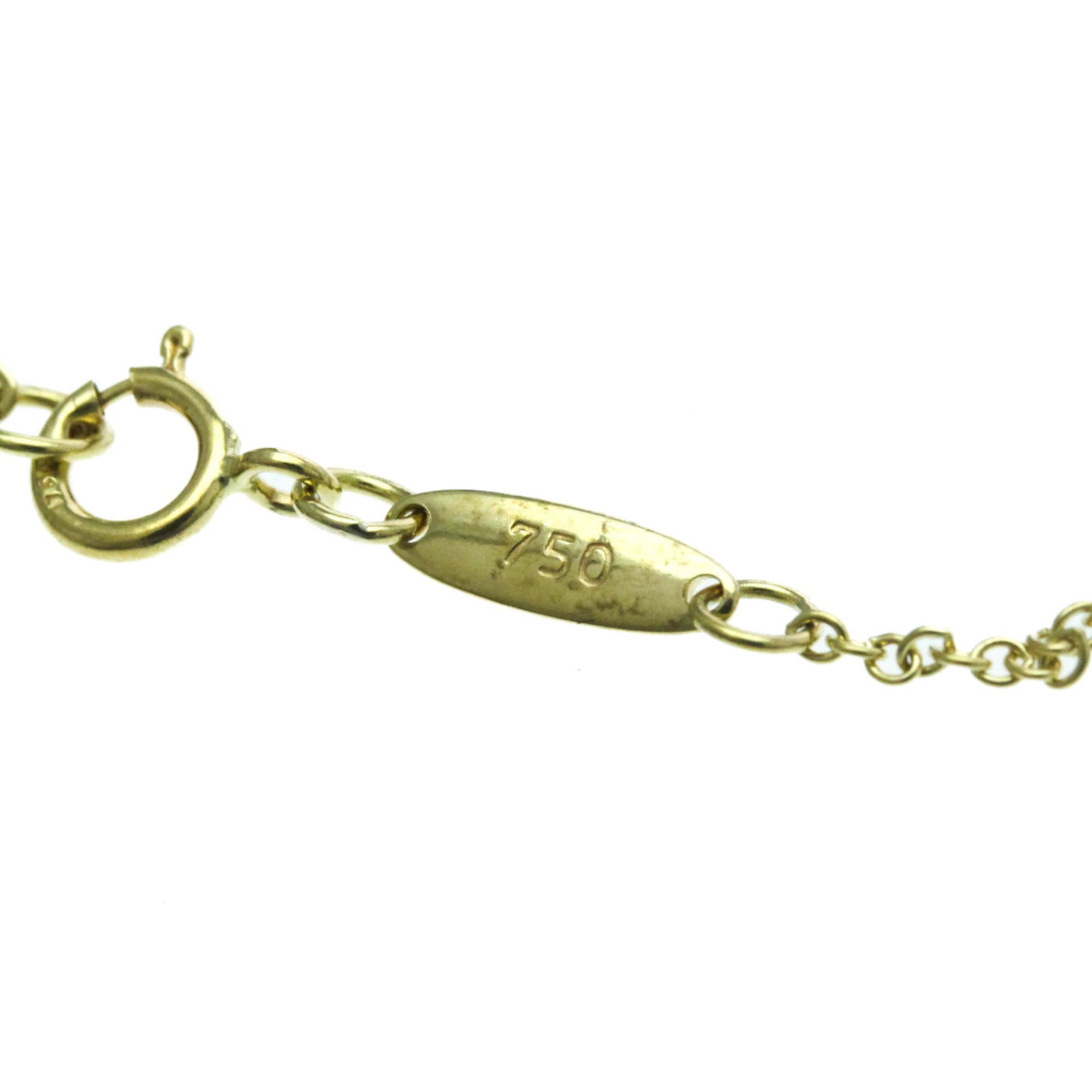 Tiffany Open Heart Yellow Gold (18K) No Stone MenWomen Fashion Pendant Necklace (Gold) - Photo 8