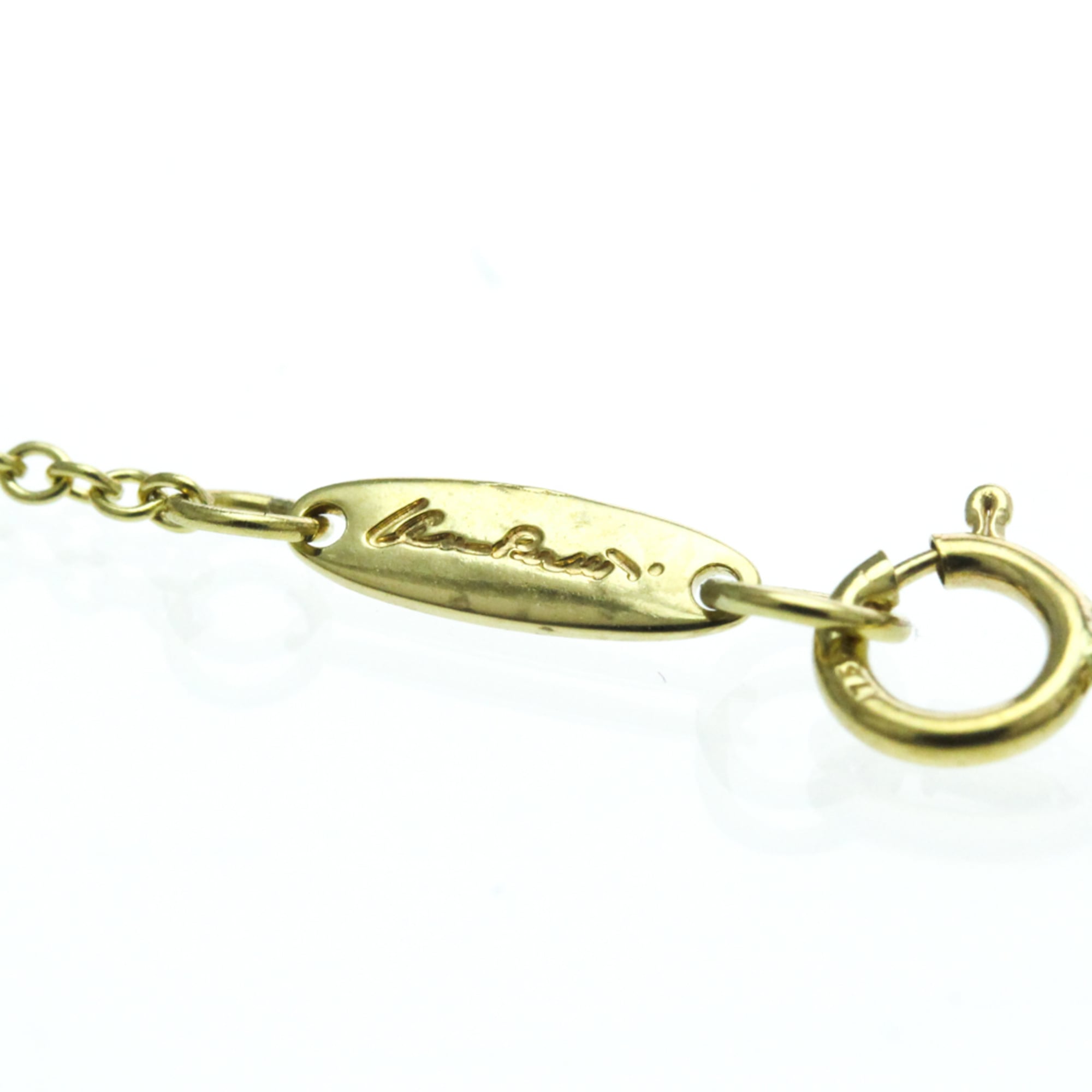 Tiffany Open Heart Yellow Gold (18K) No Stone MenWomen Fashion Pendant Necklace (Gold) - Photo 9