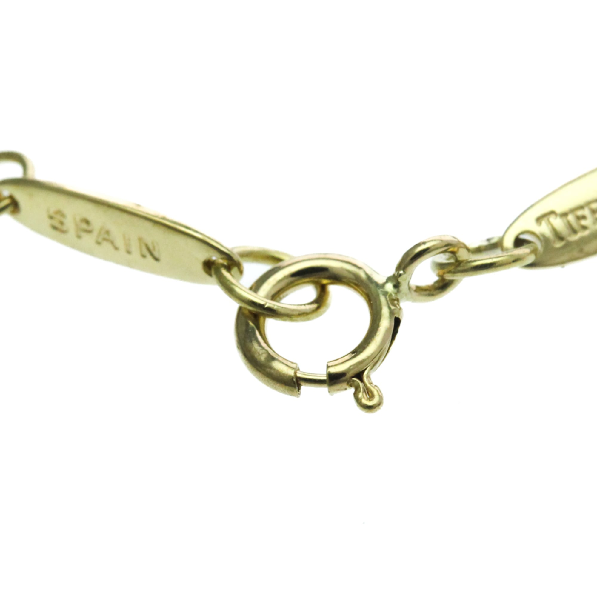 Tiffany Open Heart Yellow Gold (18K) No Stone MenWomen Fashion Pendant Necklace (Gold) - Photo 13