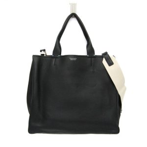 Tiffany 2-way Bag Women’s Leather Shoulder BagTote Bag Black - Photo 1